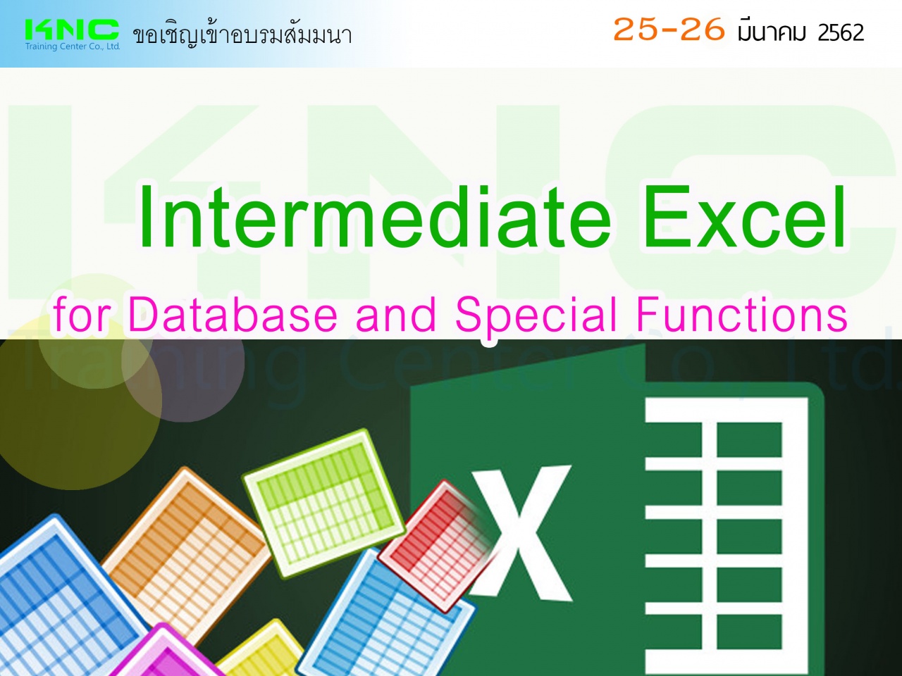 Intermediate Excel for Database and Special Functions