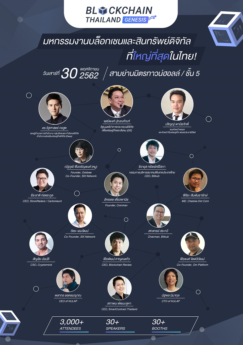 Blockchain Thailand Genesis 2019 มหกรรมงานบล็อกเชน...