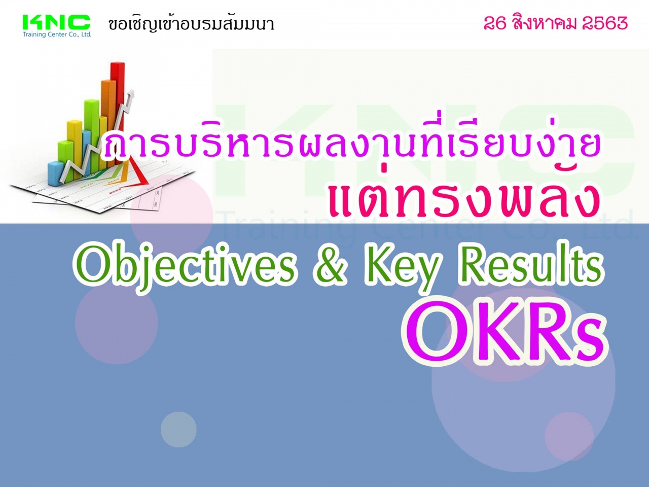 การบริหารผลงานที่เรียบง่ายแต่ทรงพลัง OKRs : Objectives & Key Results