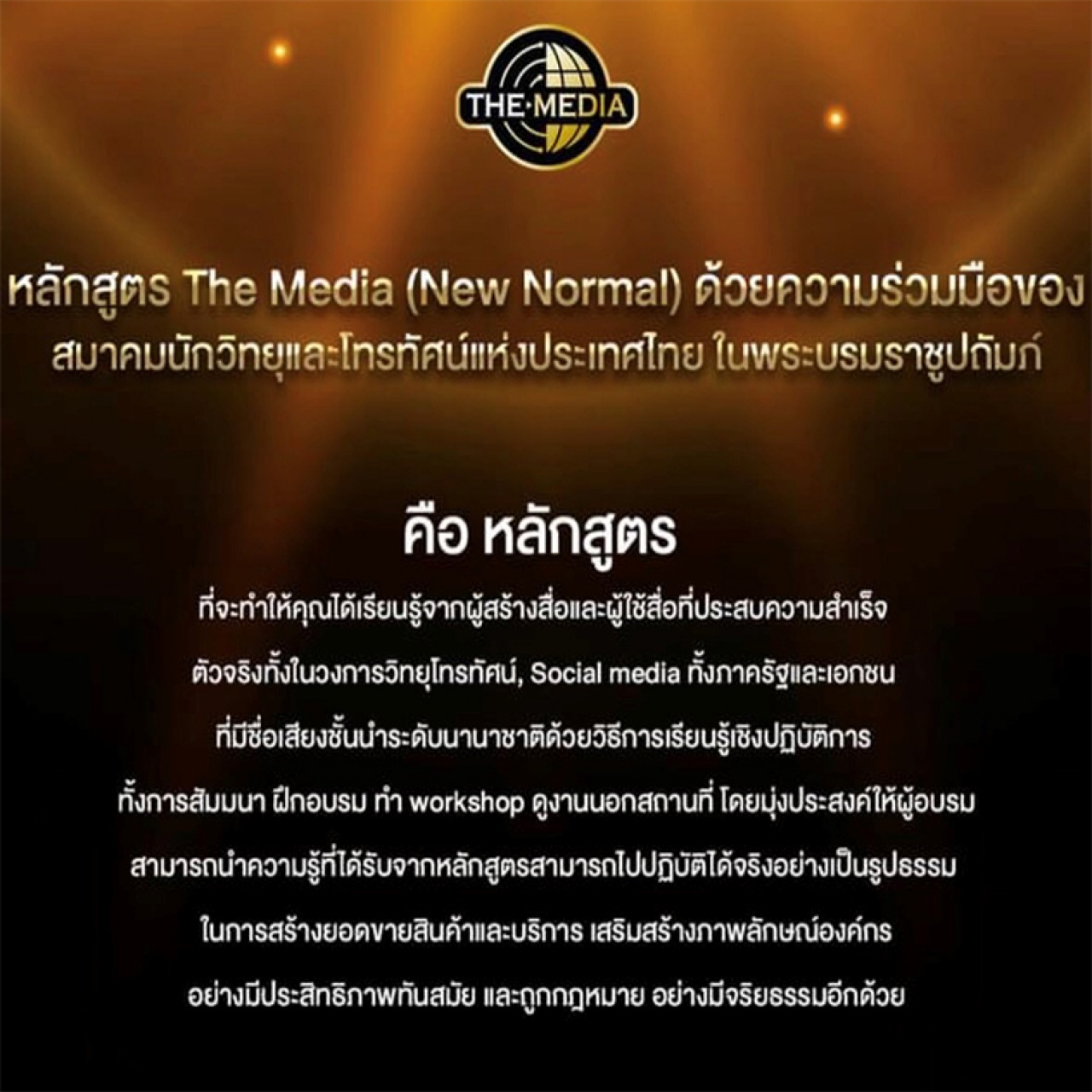 THE MEDIA (New Normal) รุ่นที่ 1