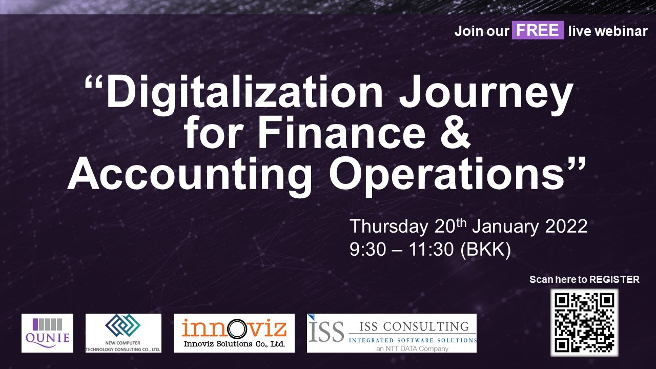 Digitalization Journey for Finance and Accounting Operations