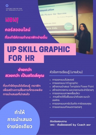Upskill Graphic for HR by Canva Program