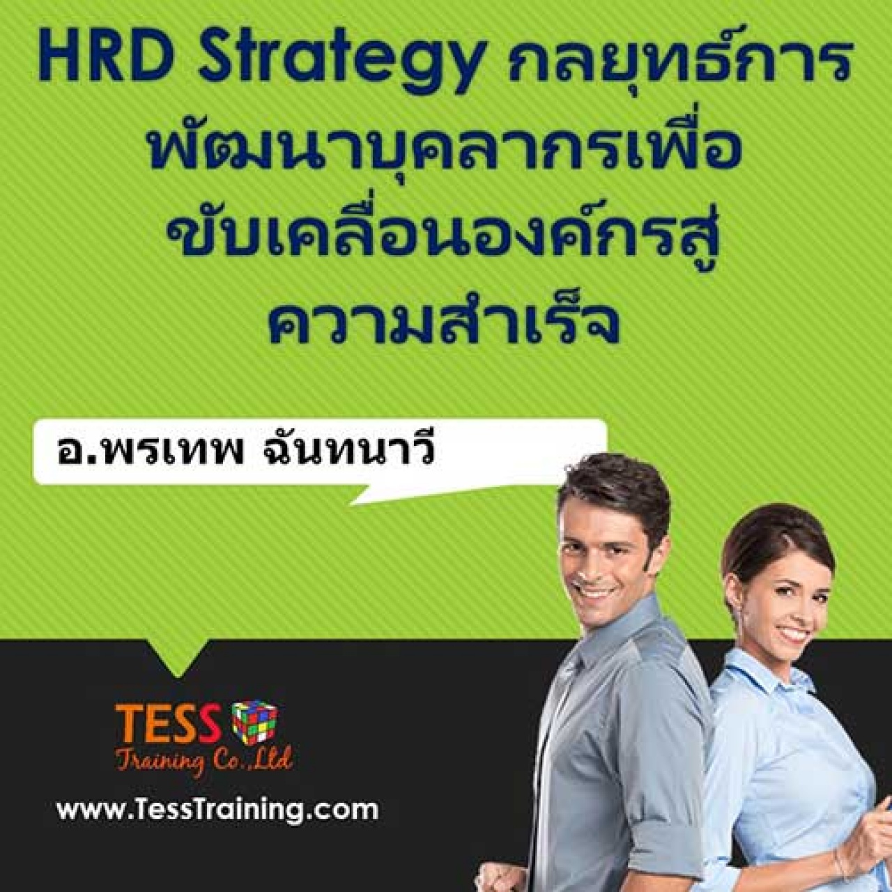หลักสูตร HRD Strategy กลยุทธ์การพัฒนาบุคลากรเพื่อขับเคลื่อนองค์กรสู่ความสำเร็จ 15-11-61