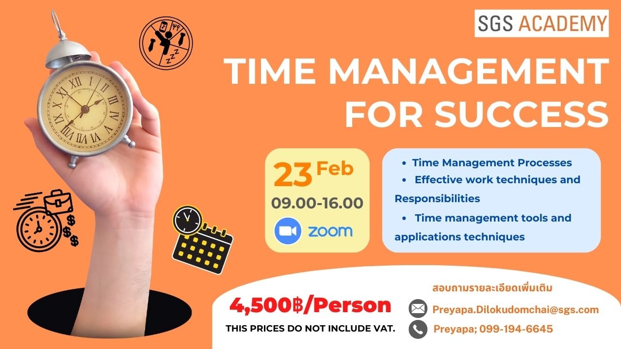 Online Zoom - Time Management for Success