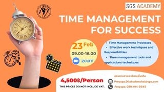 Online Zoom - Time Management for Success