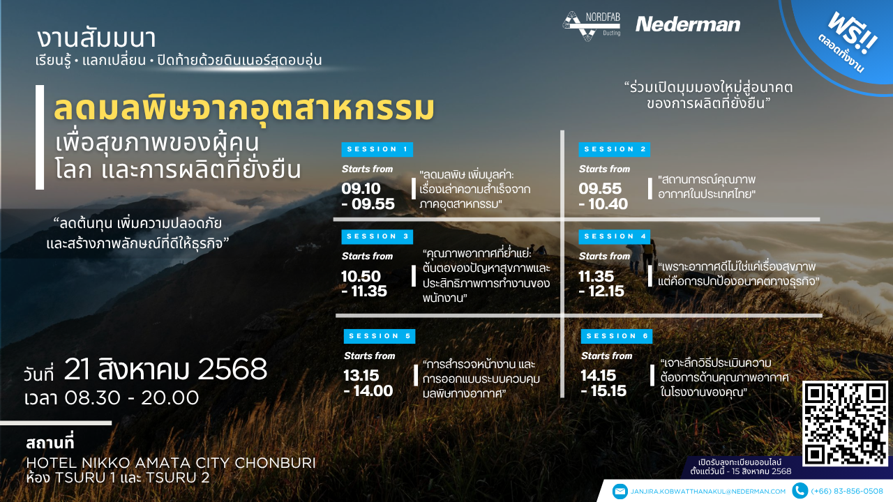 ลดมลพิษจากอุตสาหกรรม เพื่อสุขภาพของผู้คน โลก และการผลิตที่ยั่งยืน 2025
