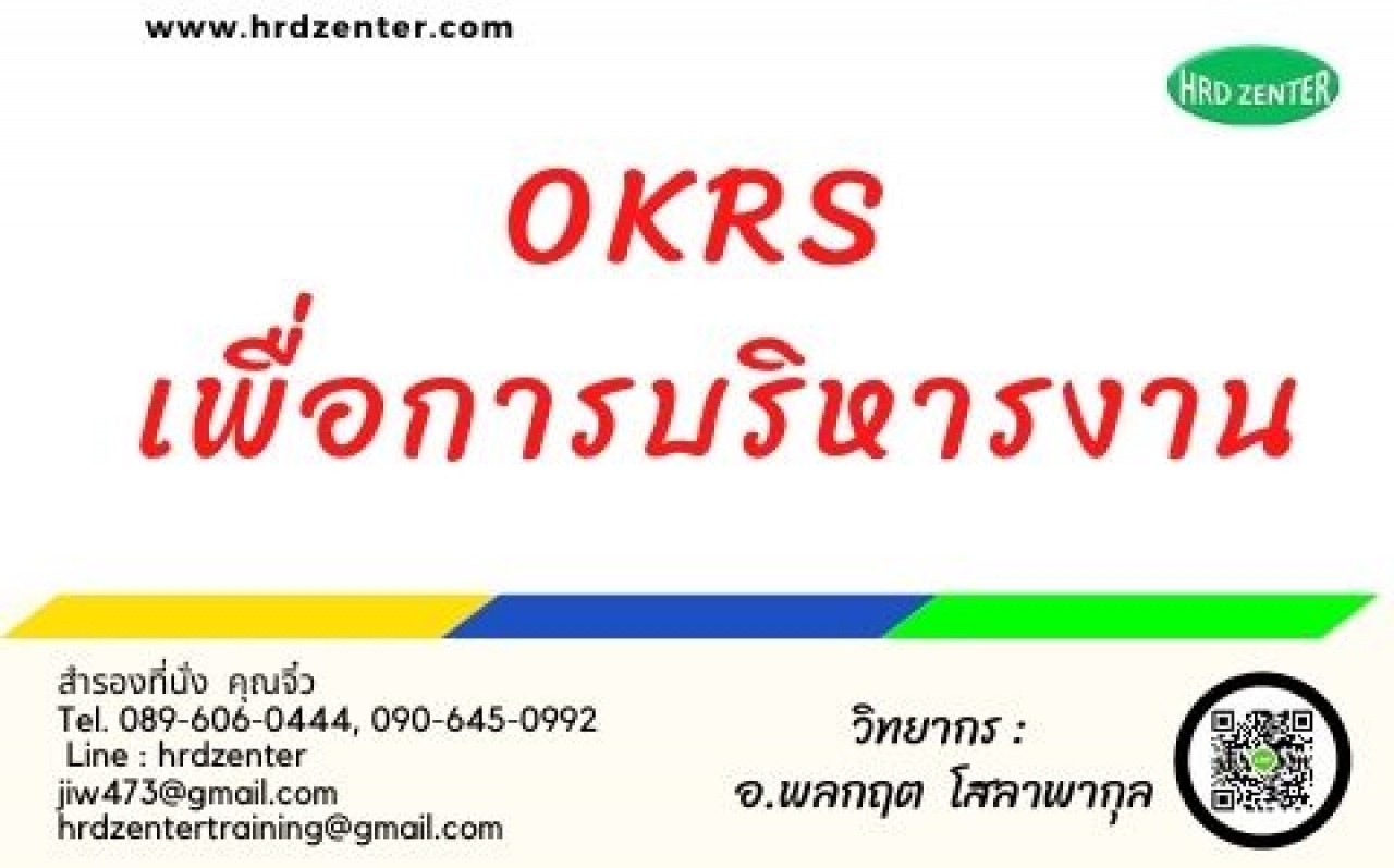 OKRs เพื่อการบริหารงาน 